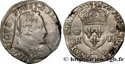 FRANÇOIS II. MONNAYAGE AU NOM D HENRI II Teston au buste lauré, 2e type 1559 La Rochelle