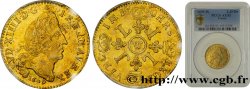 LOUIS XIV LE GRAND OU LE ROI SOLEIL Louis d or aux quatre L 1699 Lille TTB+