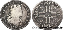 LOUIS XV DIT LE BIEN AIMÉ Louis d’argent à la croix aux huit L couronnées 1720 Paris