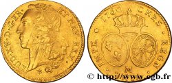 LOUIS XV DIT LE BIEN AIMÉ Double louis d’or aux écus ovales, tête ceinte d’un bandeau 1760 Toulouse