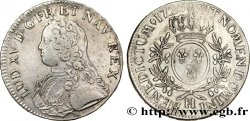 LOUIS XV DIT LE BIEN AIMÉ Écu aux branches d olivier, buste habillé 1726 La Rochelle  TTB/TTB+
