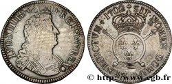 LOUIS XIV LE GRAND OU LE ROI SOLEIL Écu aux insignes 1702 Paris