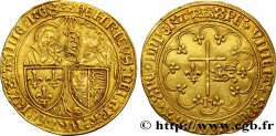HENRY VI DE LANCASTRE - ROI DE FRANCE (1422-1453) - ROI D ANGLETERRE (1422-1461) et (1470-1471) Salut d or n.d. Rouen