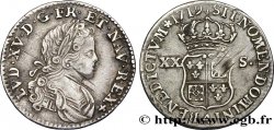 LOUIS XV THE WELL-BELOVED XX sols de Navarre 1719 Paris