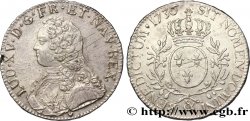 LOUIS XV DIT LE BIEN AIMÉ Écu aux branches d olivier, buste habillé 1736 Aix-en-Provence TTB+