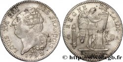 LOUIS XVI (MONARQUE CONSTITUTIONNEL) Écu dit au génie , type FRANÇOIS 1792 Paris