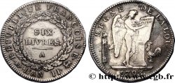 LA CONVENTION Six livres dit au génie 1793 Paris