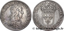 LOUIS XIII LE JUSTE Écu, buste drapé et cuirassé (2e buste de Jean Warin) 1643 Paris, Monnaie de Matignon TTB/TTB+