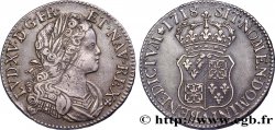 LOUIS XV DIT LE BIEN AIMÉ Écu dit de France-Navarre 1718 Paris