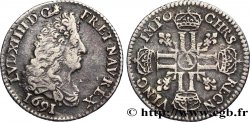 LOUIS XIV LE GRAND OU LE ROI SOLEIL Douzième d écu aux huit L, 1er type 1691 Paris