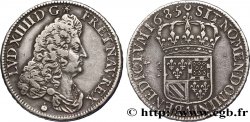 LOUIS XIV LE GRAND OU LE ROI SOLEIL Demi-écu de Flandre 1685 Paris TTB/TTB+