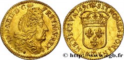 LOUIS XIV LE GRAND OU LE ROI SOLEIL Demi-louis d or à l écu 1690 Aix-en-Provence