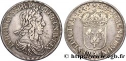LOUIS XIII Écu d argent, 3e type, 2e poinçon de Warin 1643 Paris, Monnaie de Matignon