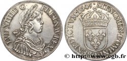LOUIS XIV  THE SUN KING  Écu, portrait à la mèche courte 1645 Paris, Monnaie du Louvre AU