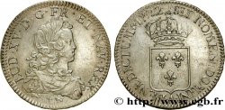 LOUIS XV  THE WELL-BELOVED  Écu de France 1722 Paris AU