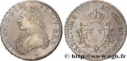 LOUIS XVI Écu aux branches d olivier 1777 Paris SUP