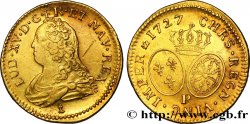 LOUIS XV DIT LE BIEN AIMÉ Louis d or aux écus ovales, buste habillé 1727 Dijon TTB