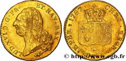LOUIS XVI Double louis d’or aux écus accolés 1787 Lyon AU