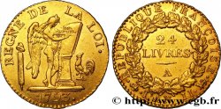 LA CONVENTION 24 livres au génie 1793 Paris SUP/TTB