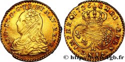 LOUIS XV DIT LE BIEN AIMÉ Demi-louis d or aux écus ovales, buste habillé 1726 Toulouse