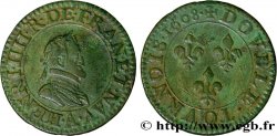 HENRI IV LE GRAND Double tournois, 2e type de Paris (légende française) 1608 Paris