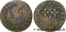 HENRY IV Double tournois, type de Nantes 1610 Nantes