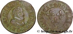 HENRI IV LE GRAND Double tournois, 2e type 1610 Lyon