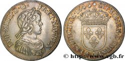 LOUIS XIV  THE SUN KING  Quart d écu, portrait à la mèche courte 1644 Paris, Monnaie de Matignon SS/fVZ