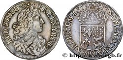 LOUIS XIV  THE SUN KING  Demi-écu de Béarn, portrait apollinien 1679 Pau BC+/MBC