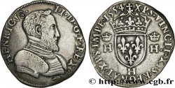 HENRI II Teston à la tête nue, 1er type 1554 La Rochelle