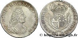 LOUIS XIV  THE SUN KING  Demi-écu de Flandre aux palmes 1697 Lille MBC/MBC+