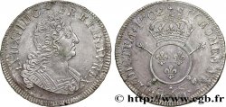 LOUIS XIV LE GRAND OU LE ROI SOLEIL Demi-écu aux insignes 1702 Paris