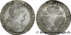 LOUIS XIV LE GRAND OU LE ROI SOLEIL Demi-écu aux trois couronnes 1710 Dijon