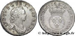 LOUIS XV  THE WELL-BELOVED  Demi-écu dit  vertugadin  1716 Paris MBC+