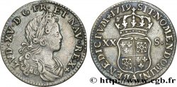 LOUIS XV DIT LE BIEN AIMÉ XX sols de Navarre 1719 Paris