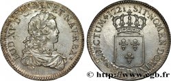 LOUIS XV  THE WELL-BELOVED  Écu dit  de France  1721 Lyon EBC