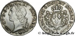 LOUIS XV DIT LE BIEN AIMÉ Écu aux branches d’olivier, tête ceinte d’un bandeau 1767 Bayonne