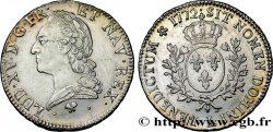 LOUIS XV DIT LE BIEN AIMÉ Écu aux branches d’olivier, buste lauré 1772 Bayonne SUP