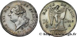 LOUIS XVI (MONARQUE CONSTITUTIONNEL)  15 sols dit  au génie , type FRANÇOIS 1791 Paris SUP
