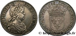 LOUIS XIV LE GRAND OU LE ROI SOLEIL Demi-écu, portrait à la mèche courte 1643 Paris, Monnaie du Louvre