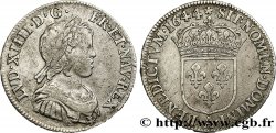 LOUIS XIV LE GRAND OU LE ROI SOLEIL Quart d écu, portrait à la mèche courte 1644 Paris, Monnaie de Matignon