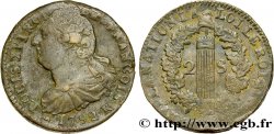 LOUIS XVI 2 sols dit au faisceau , type FRANÇOIS 1792 Orléans