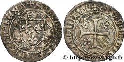 CHARLES VII LE VICTORIEUX Blanc à la couronne n.d. Saint-Lô