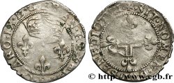 CHARLES IX Double sol parisis, 1er type 1571 Saint-André de Villeneuve-lès-Avignon