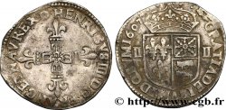 HENRY IV Quart d écu de Béarn 1607 Pau