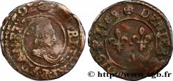 HENRY III Denier tournois, type de Saint-Lô 1589 Saint-Lô