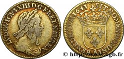 LOUIS XIII LE JUSTE Douzième d écu, buste drapé et cuirassé (2e buste de Jean Warin) 1643 Paris, Monnaie du Louvre
