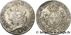 LOUIS XV DIT LE BIEN AIMÉ Écu aux branches d’olivier, tête ceinte d’un bandeau 1743 Nantes