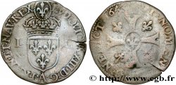 LOUIS XIII  Douzain de 15 deniers 1641 Paris VF/VF