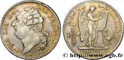 LOUIS XVI Écu dit au génie , type FRANÇOIS 1792 La Rochelle